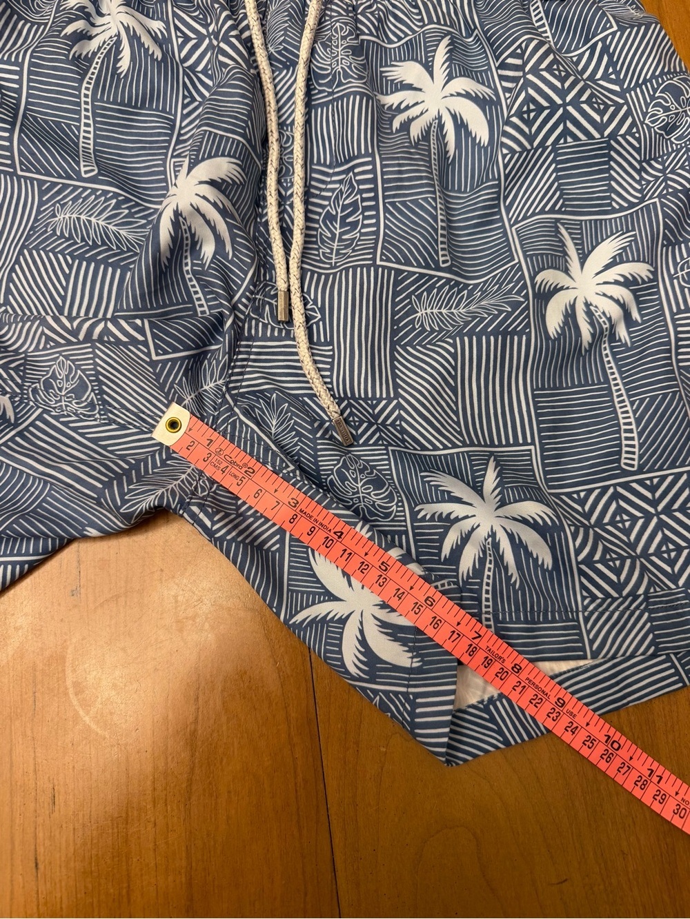 NWT The Endless Summer Palm Print Volley Swim Trunks | Coastal Surf Travel | M - Picture 12 of 12